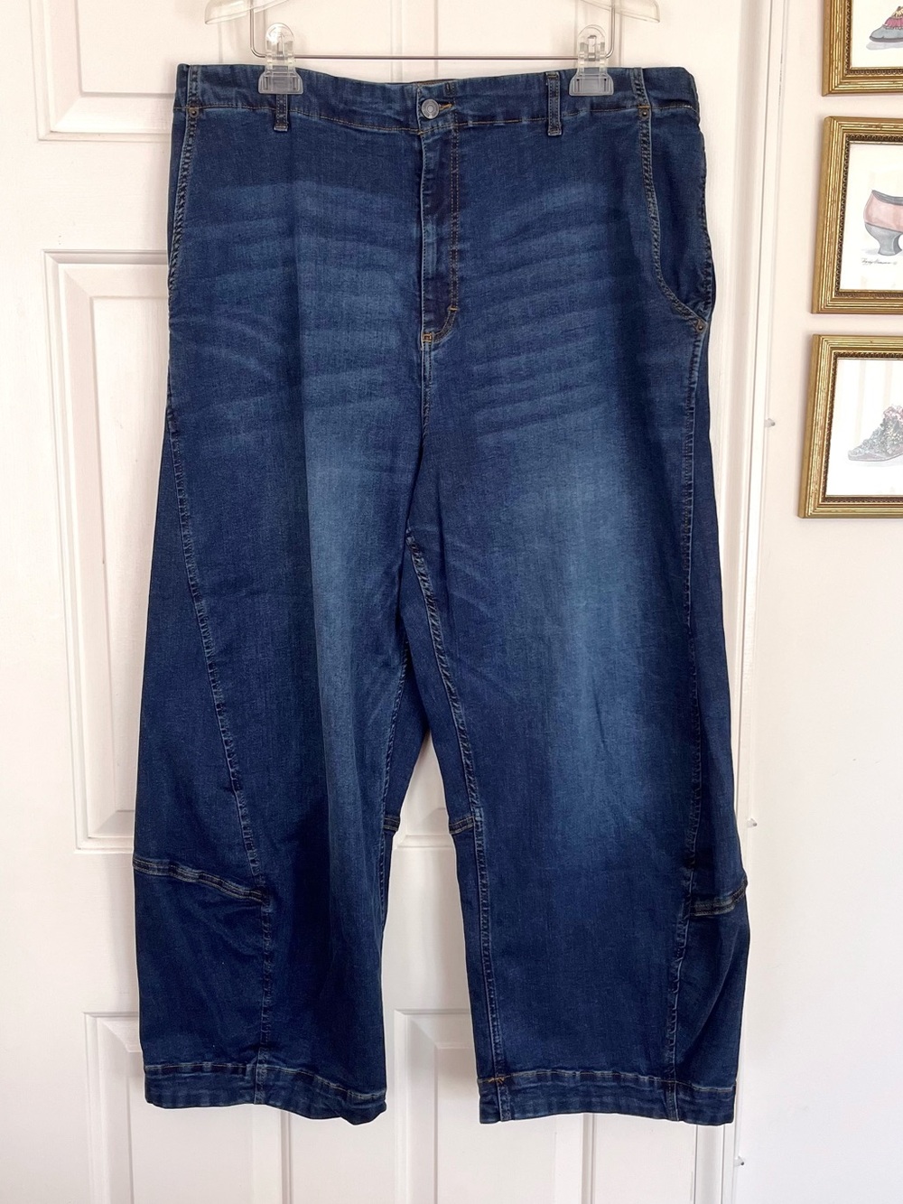 Ruti Wide-Legged Denim Pants Size 6